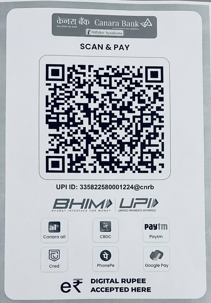 UPI QR / Barcode
